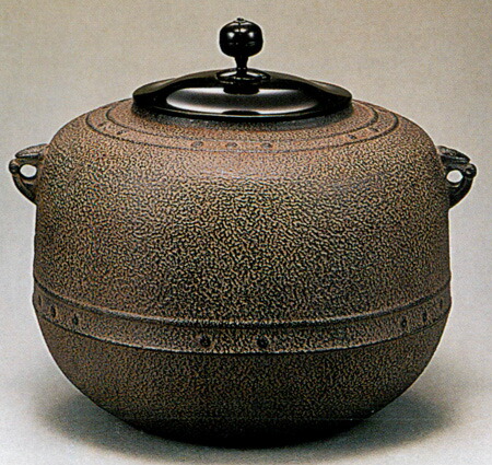 楽天市場】【茶器/茶道具 炉釜（炉用釜）】 利休好写し 擂座（るいざ