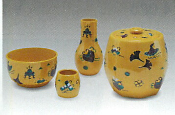 楽天市場】【茶器/茶道具 皆具】 仁清写し 雪月花 加藤広明作 （水指