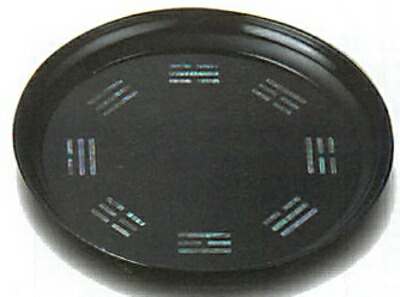 楽天市場】茶道具 点前盆木製 本漆真塗 貝入 八卦盆 はっけぼん 裏千家