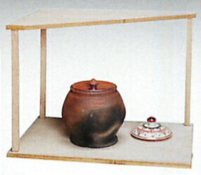 茶道具　棚：利久好　山里棚写 茶道具 棚】山里棚 利休好写
