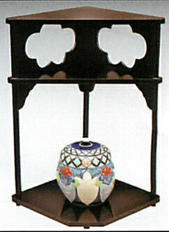 楽天市場】好文棚 惺斎好写 戸塚富悦作 茶道具 表千家 棚 溜塗 梅