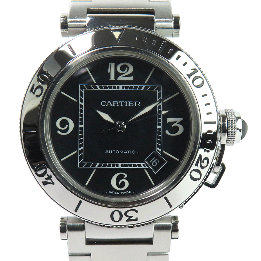 Cartier　W31077M7　Pasha　カルティエ　パシャ　ダーバーズ　機械式　自動巻 【全国送料無料】 【中古】 176,500円