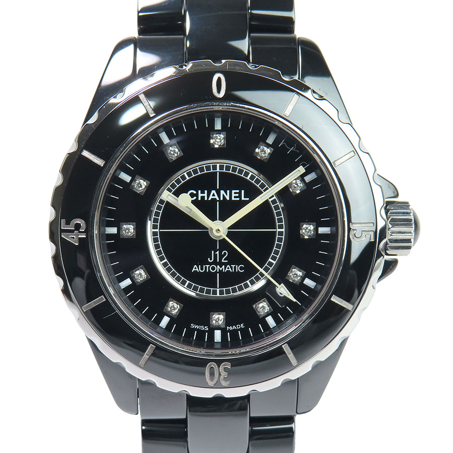 CHANEL J12 H1626 automatic シャネル 機械類式 自動小銃巻 ウォッチ chanel j12 h1626 【全国貨物輸送無料】【中古】