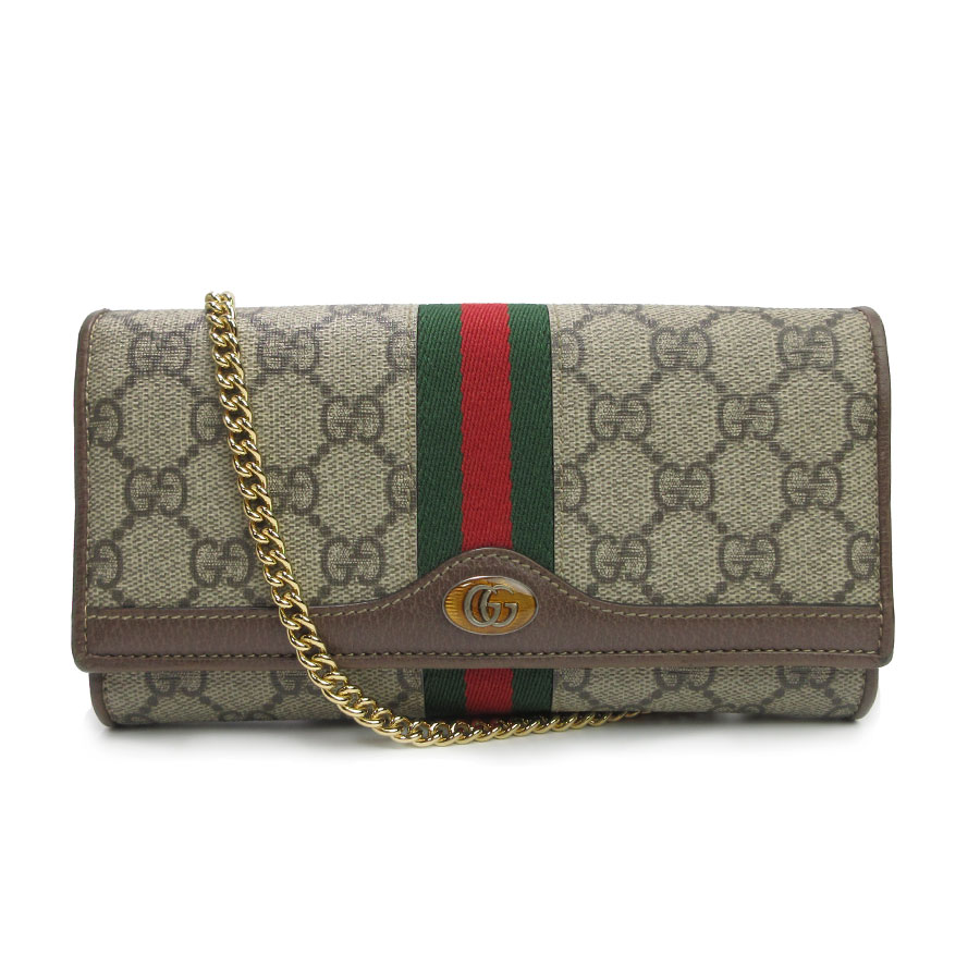 GUCCI☆25SS スクリプト チェーン ウォレット ショルダーバッグ GUCCI ショルダーバッグ スクリプト チェーンウォレット 長財布