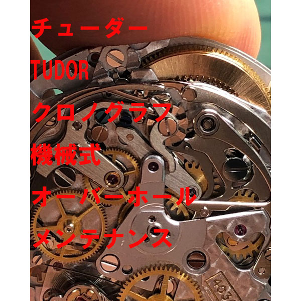 【TUDOR】 チューダー 腐蝕掃き出す 機械類式 時辰儀取りつくろう クロノグラフ 検査と修理 ウォッチ 【部分品取り替えっこ別途積もり書き】【映像あり】【全国貨物輸送無料】