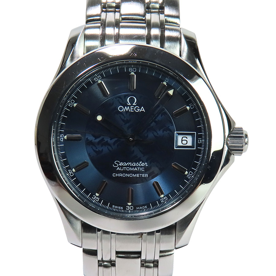 OMEGA JACQUES MAYOL 2000 2506.80 Seamaster ゼロ ジャックマイオール 機械類式時辰儀 自動小銃巻 【全国貨物輸送無料】 【中古