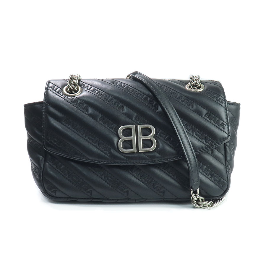 BALENCIAGA 501681 BB バレンシアガ ショルダーバッグ ラウンドチェーン balenciaga 【全国送料無料】【中古】|高島質店