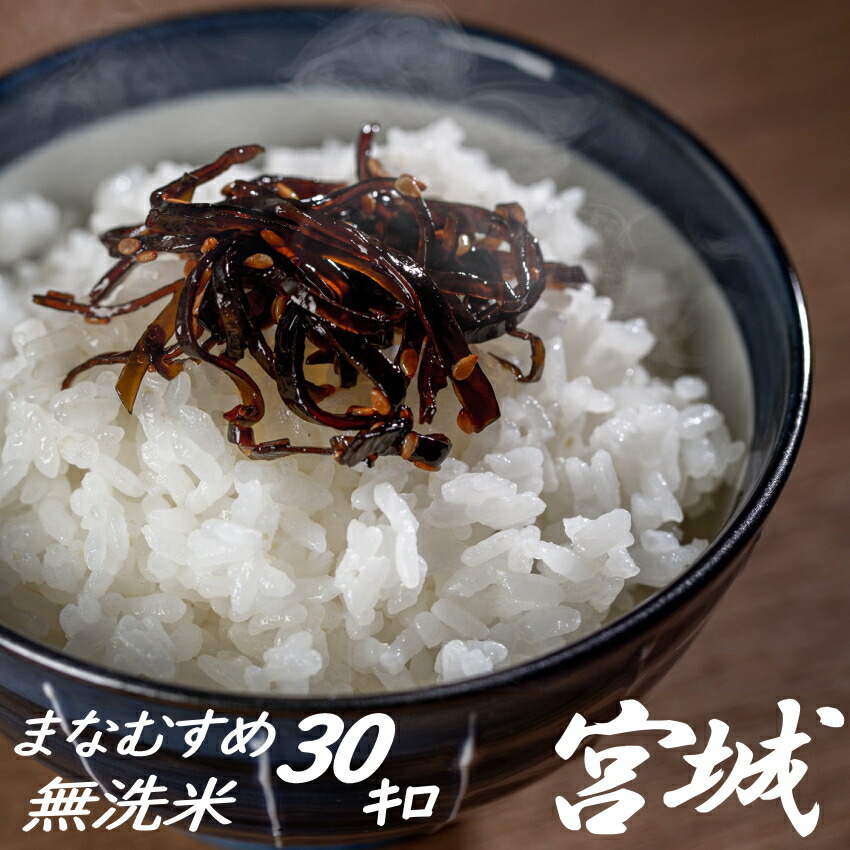 最安値に挑戦 無洗米 【特価】 30kg 送料無料 81%OFF 令和3年産 宮城県産 まなむすめ 美味しい 5kg×6袋 お米 30キロ 米 業務用