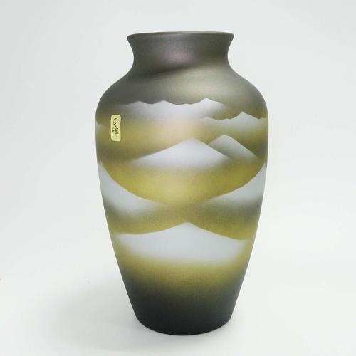 【花立て】７号カメ型 花立て 夏目型（金彩雲海）瀬戸もの製 国産 仏壇 御盆 お大悟 お墓参り 供養 即日送りとどける（土 日 定休日 送りとどける聞き届ける）