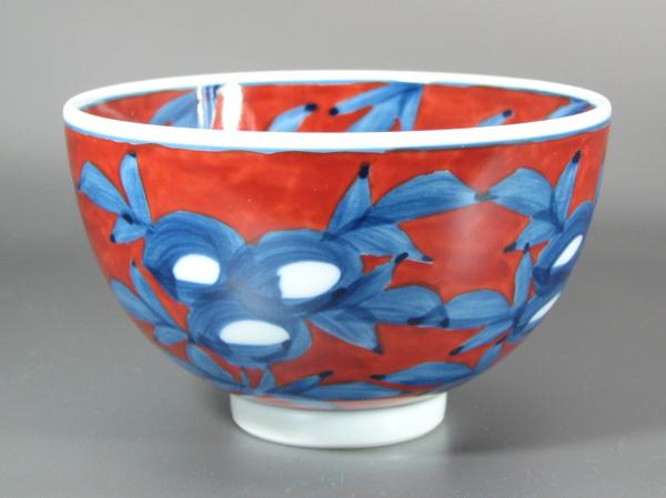 楽天市場】【有田焼】【源右衛門窯】 染錦水鳥図飯碗 【源右衛門】【古