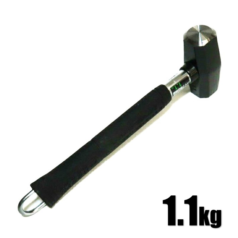 楽天市場】土牛 パイプ柄 石頭鎚ショート 1.3kg 02993【セットウ