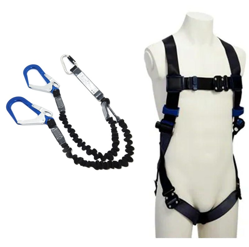 3M フルハーネス 1114081N BT 伸縮ツインランヤード 1246509 セット【安全帯 墜落制止器具 ハーネス ランヤード セット 新規格 高所作業 スリーエム】 28,908円
