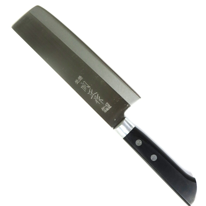 正弘 関正作 菜切まかない方 160粍 ステンレス鋼割込 口金付 AH-45菜切型【マサヒロ／まかない方／まかない方／薄刃】