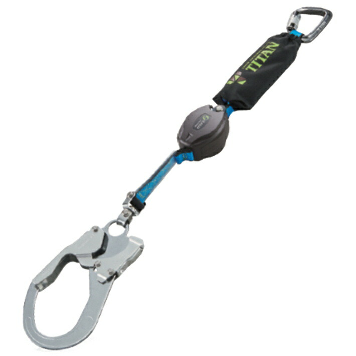 TITAN 巻取式 ランヤード REELOCK シングル mini 130kg HL-HS-130CC