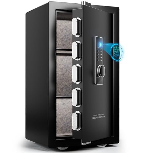 楽天市場】金庫 家庭用 暗証番号 140L 床・壁に固定可能 盗難防止 警報