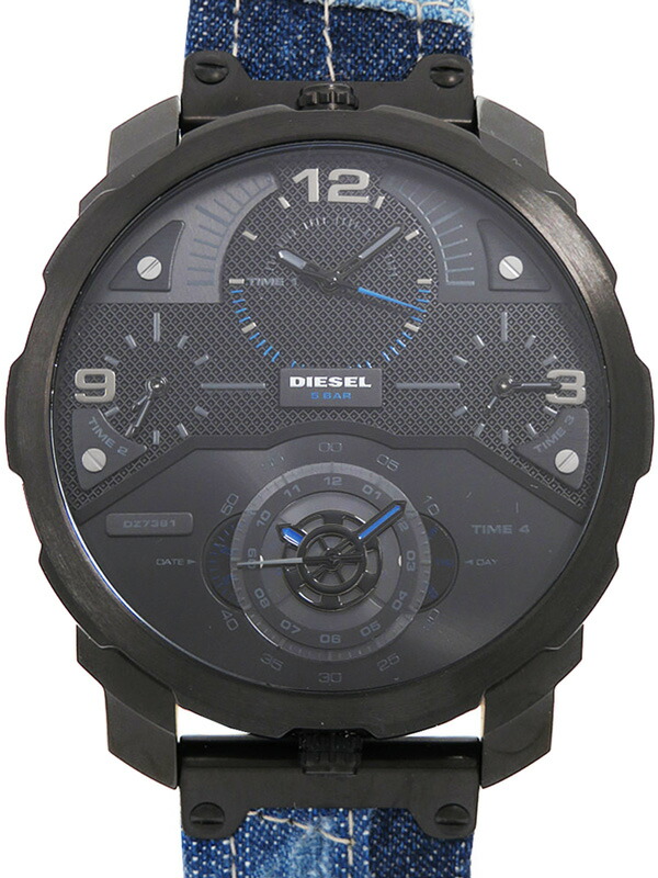 【楽天市場】【DIESEL】【美品】ディーゼル『マキナス』DZ7381 メンズ クォーツ 1週間保証【中古】b02w/h03SA：高山質店