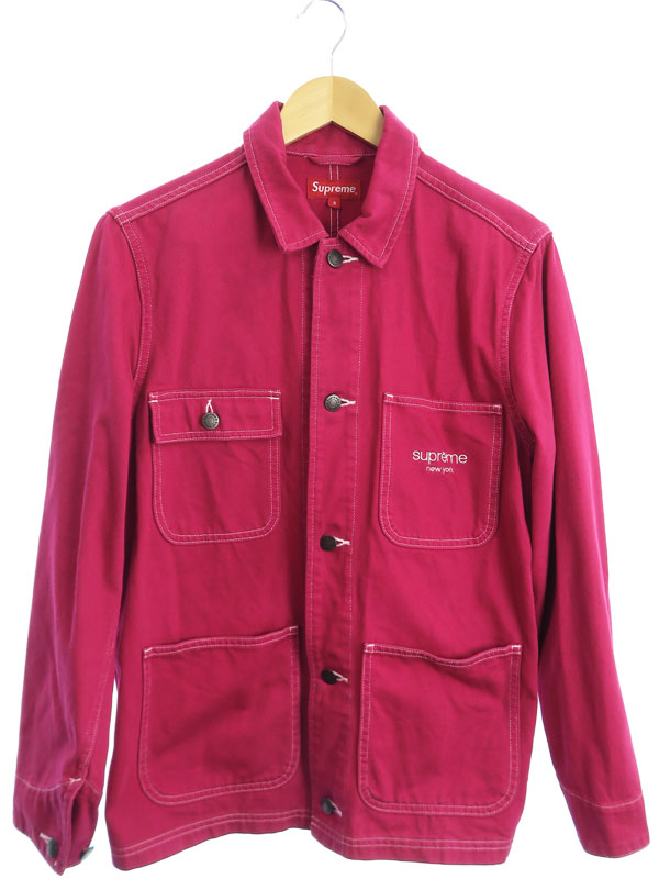 定番のお歳暮 冬ギフト コート ジャケット Supreme クラシックロゴ アウター シュプリーム カバーオール 1週間保証 中古 ジャケット Sizes メンズ Www Dgb Gov Bf