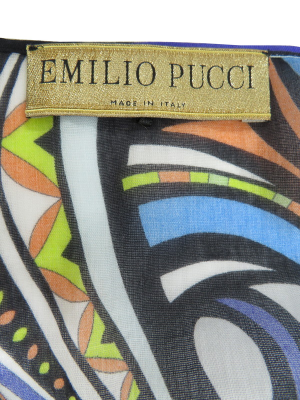 楽天カード分割 Emilio Pucci イタリア製 エミリオプッチ 総柄ワンピース Sizei38 61wg85 レディース 1週間保証 中古 格安人気 Www Estelarcr Com