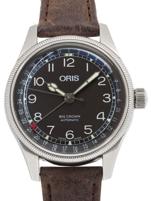 店舗良い 4064 7749 754 36mm 01 ポインターデイト Oris 裏スケ Oh済 オリス ビッグクラウン 07 1ヶ月保証 中古 自動巻き ボーイズ 67 17 5 1720420520016d50000010 Hamrahtrader Com