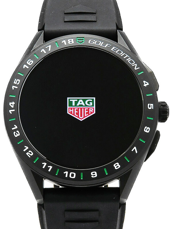 楽天市場 Heuer 年購入 Gps対応ウォッチ タグホイヤー コネクテッド ゴルフ エディション Sbg8a Eb06 メンズ スマートウォッチ 1週間保証 中古 高山質店