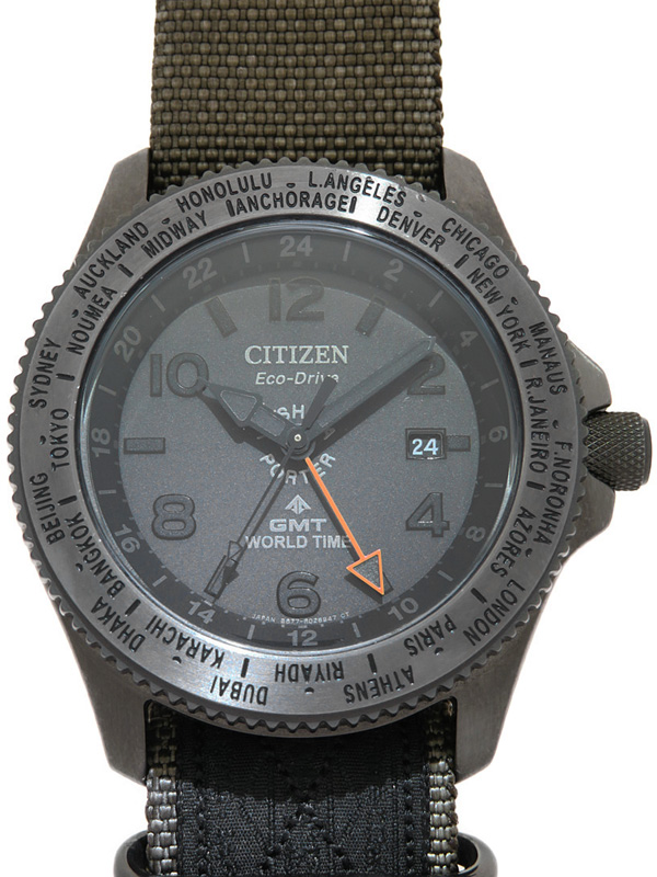 93%OFF!】 CITIZEN PORTER コラボ プロマスター ポーターオリジナルgmt