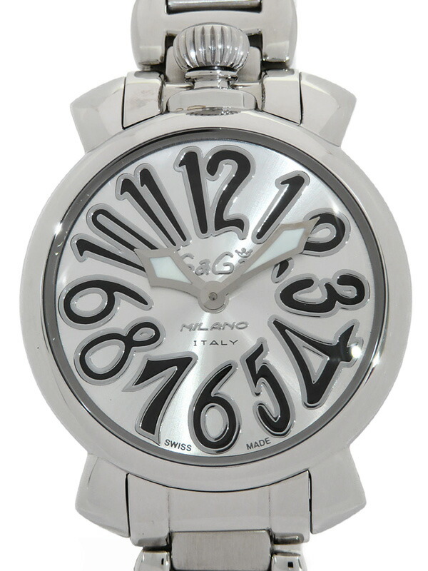 Gaga Milano 電池交換済 ガガミラノ マヌアーレ 35mm 60 2 レディース クォーツ 1週間保証 中古 Filmsdeculfrancais Com