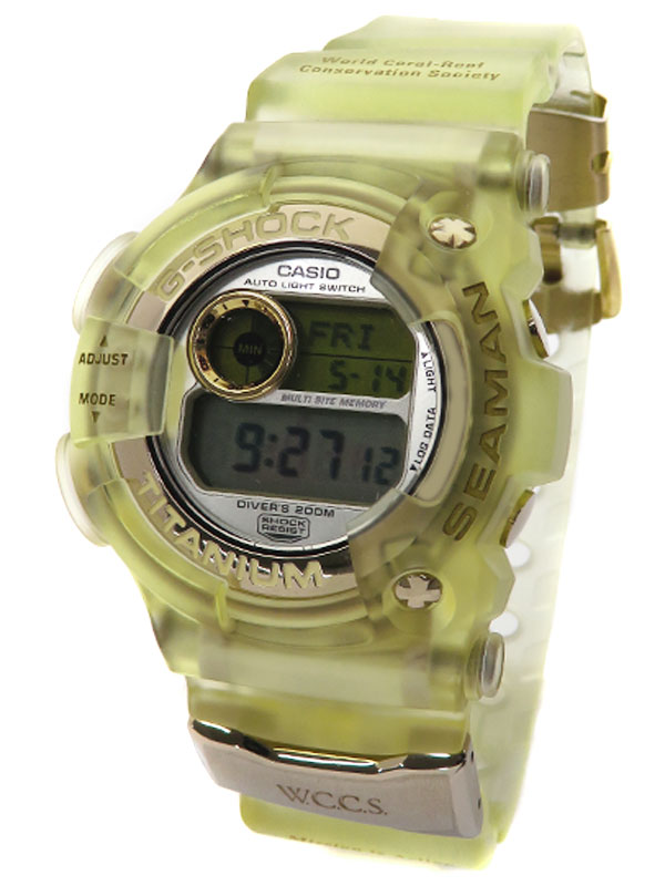 Casio G Shock Seaman 電池交換済 カシオ Gショック フロッグマン Wccs 1999 Dw 9951wc 9t メンズ クォーツ 1週間保証 中古 Facul Ao