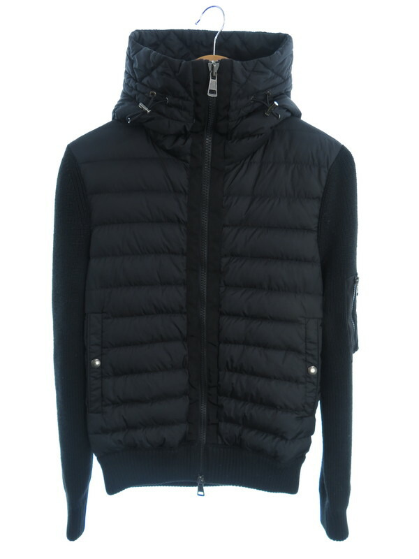 メンズファッション コート ジャケット 再入荷 ニット切替ダウンジャケット Cardigan Tricot Moncler ルーマニア製 アウター モンクレール Maglione Sizes 18 1週間保証 中古 パーカー メンズ Smkn1tulinonsoi Sch Id