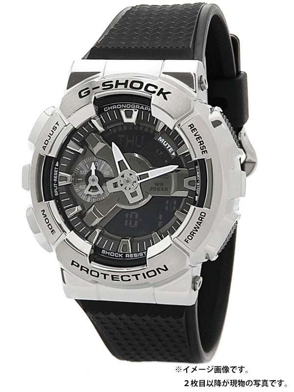 Casio G Shock カシオ Gショック Metal Coverd ライン Gm 110 1a メンズ クォーツ 1週間保証 中古 Linumconsult Co Uk