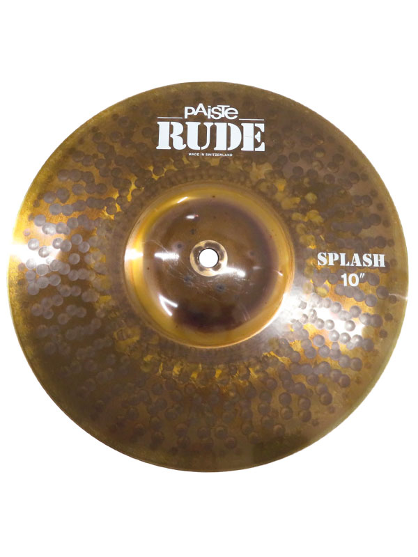 Paiste パリア犬ステ スプラッシュシンバル Rude Splash 10 1ウイーク保証金 中古 Travel4fun Ba