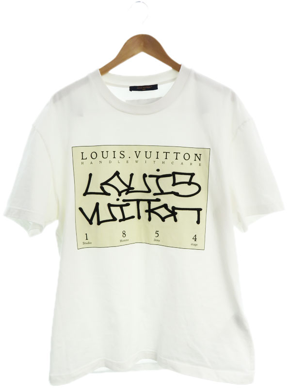 2021公式店舗 ルイヴィトン グラフィックロゴ 半袖Tシャツ sizeXL