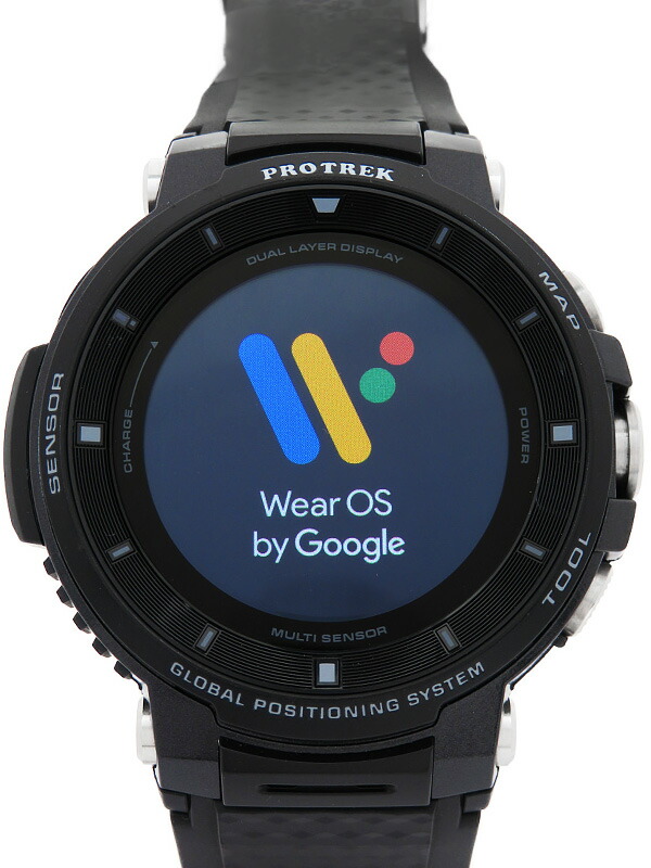 【楽天市場】【CASIO】カシオ『スマート アウトドアウォッチ プロトレック』WSD-F30-BK メンズ ウェアラブル端末 1週間保証【中古