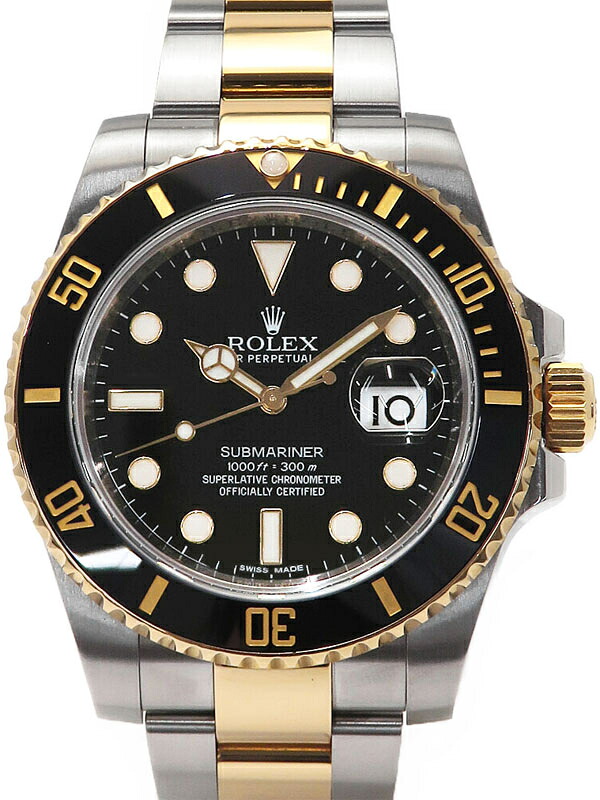 【楽天市場】【ROLEX】ロレックス『サブマリーナデイト 黒サブ』116613LN ランダム番 メンズ 自動巻き 12ヶ月保証【中古】:高山質店