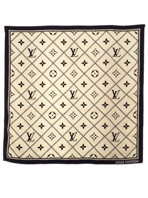 Louis Vuitton ルイヴィトン カレ90 モノグラム スカーフ ルイ·ヴィトン】春のスタイリングをアップグレード！新作