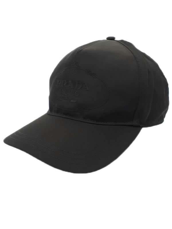 PRADA ブラック ナイロンキャップ Prada Re-Nylon キャップ 通販 - FARFETCH