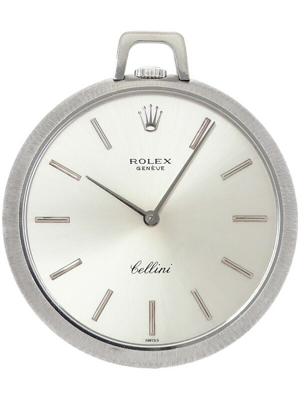 6〇12014 ROLEX ロレックス 懐中時計 手巻 稼働品 直径約4ｃｍ