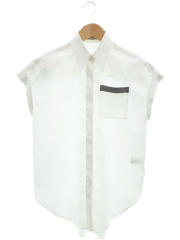 【極美品】 ブルネロクチネリ カットソー モニーレ ノースリーブ XS グレー 楽天市場】BRUNELLO CUCINELLI ブルネロクチネリ ノースリーブ