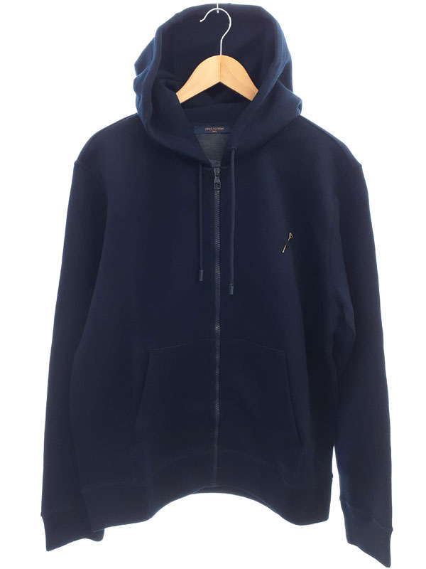 美品　現行　LOUIS VUITTON　ダブルフェイス　トラベルフーディー　L LOUIS VUITTON - LOUIS VUITTON ダブルフェイストラベルフーディ