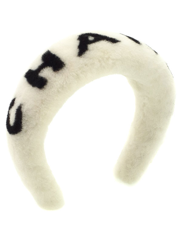 楽天市場】CHANEL（シャネル）ロゴ カチューシャ ラムスキン