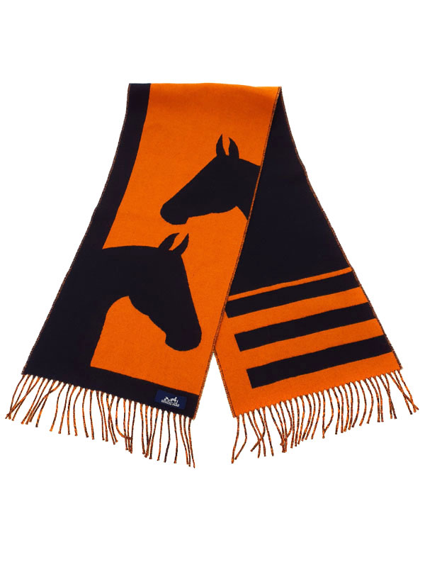 楽天市場】HERMES エルメス マフラー カシミア100％ アントルラック