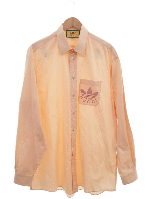 楽天市場】GUCCI x adidas OXFORD COTTON S/S SHIRT 701360