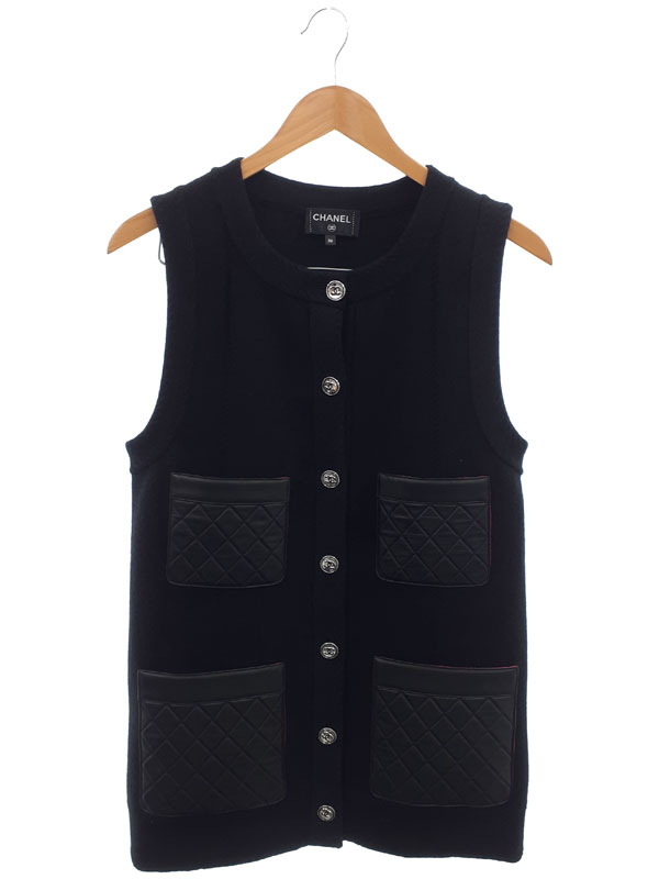 CHANEL シャネルのベスト 22AW☆すぐ届く！ 【CHANEL シャネル】 ベスト ツイード 関税込