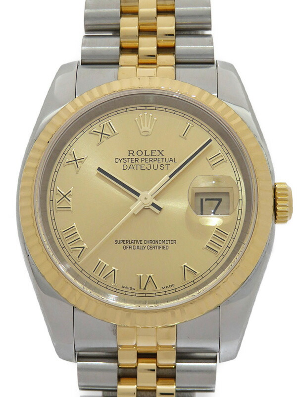 【やすさん専用】 楽天市場】【保証書付】ロレックス 116233 デイトジャスト 36 SS