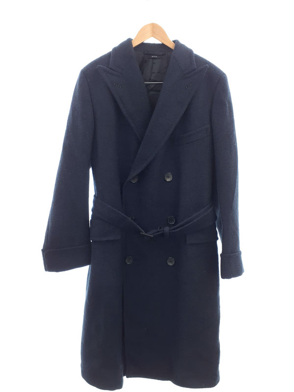 楽天市場】TOM FORD トムフォード ダブルブレステッドチェスターコート