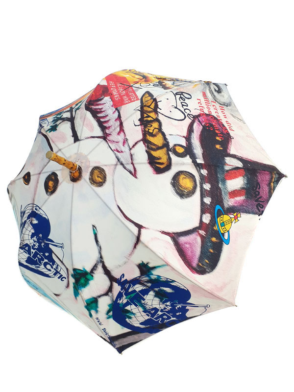 楽天市場】【中古】 Vivienne Westwood / 動物柄 折りたたみ日傘