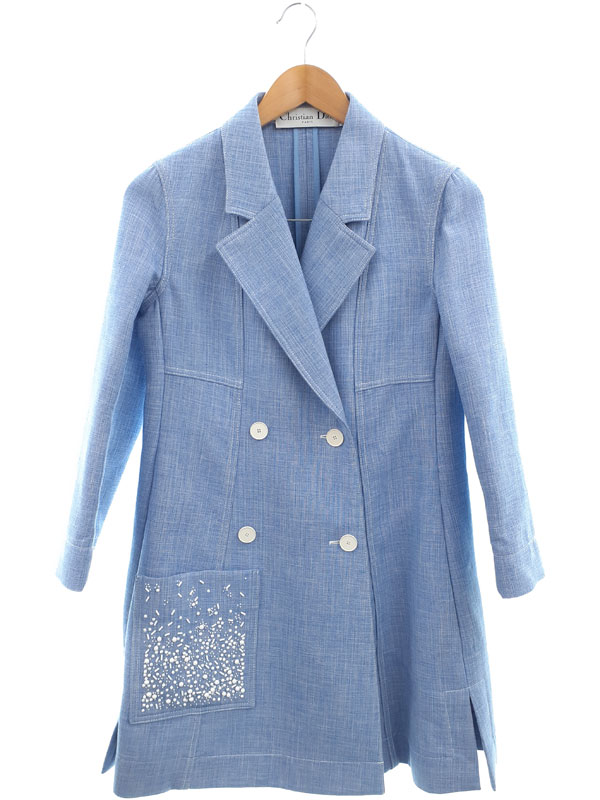 【Christian Dior】クリスチャンディオール『ダブルコート sizeF36』TC22850Y1358 レディース 1週間保証【中古】