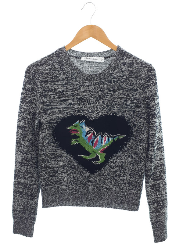 DIOR長袖ニットセーター ディオール 長袖 セーター レディース DIOR ウール カシミヤ