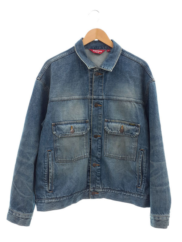 ジャケット・アウター supreme Denim Jacket 22FW 楽天市場】M【Supreme 22ss Inset Logo Denim Trucker Jacket