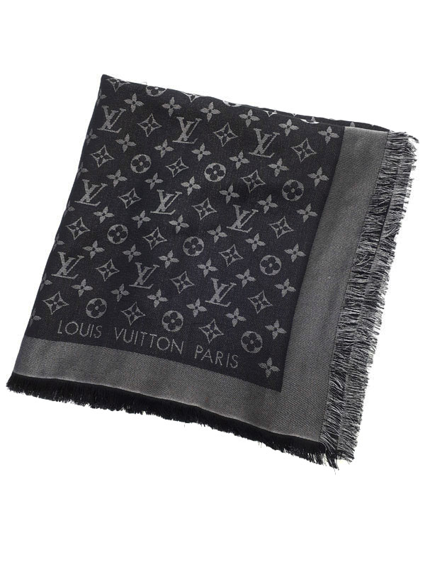 楽天市場】LOUIS VUITTON ルイ ヴィトン ショール モノグラム シャイン