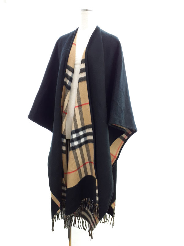 バーバリープローサムポンチョ 楽天市場】【BURBERRY】【スコットランド製】バーバリー『プローサム